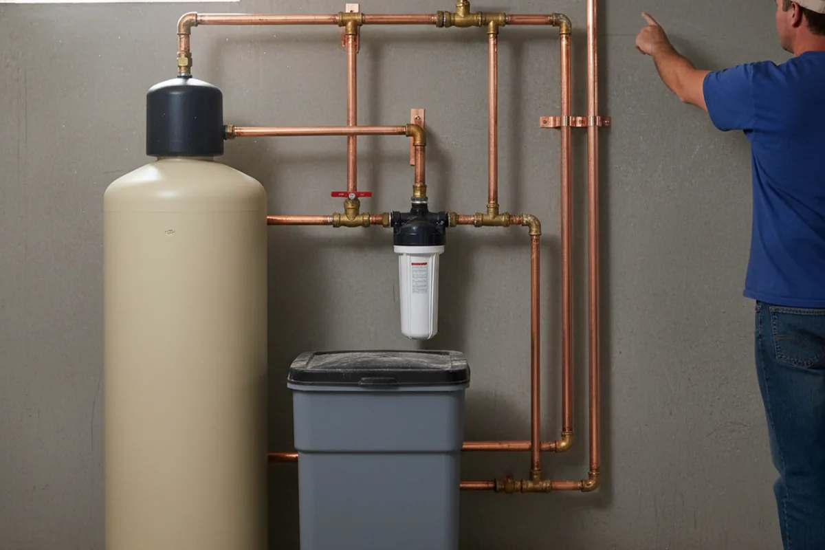 Whole-house water treatment system installed in Sheldon